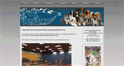 Desktop Screenshot of canineain.com